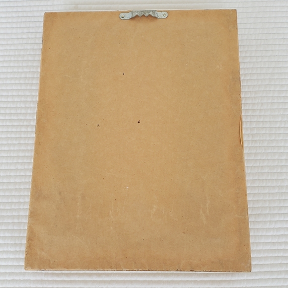 Embroidered Crinoline Lady Tapestry 9x7 Glass Framed Handmade Dress Cottagecore - Picture 4 of 7